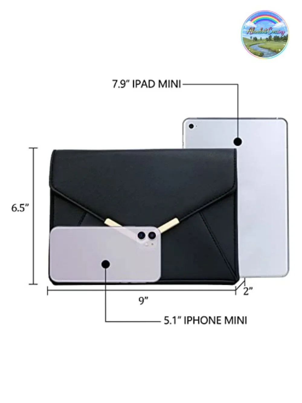 Evening Clutch Purse for Women Party Prom, Faux Leather Envelope Bag with